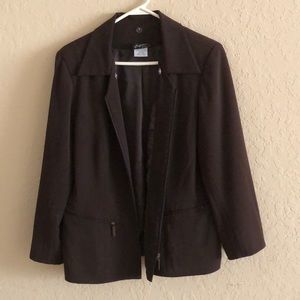 Brown blazer